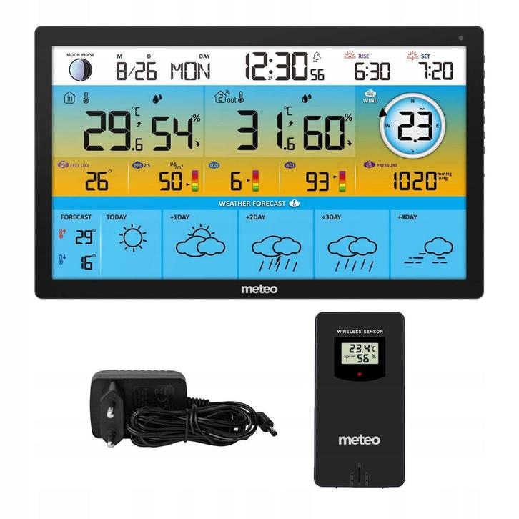 Weerstation met Luchtvochtigheid & UV-Index | OP = OP | -40%, Audio, Tv en Foto, Weerstations en Barometers, Nieuw, Weerstation