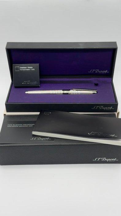 S.T. Dupont - D-Link Platinum Gadroons 18k 750 Fountain Pen, Verzamelen, Pennenverzamelingen