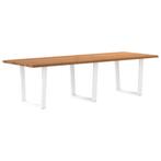 vidaXL Eettafel met natuurlijke rand 280x100x74 cm massief, Huis en Inrichting, Verzenden, Nieuw