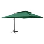 vidaXL Parasol de jardin en porte-à-faux avec double, Tuin en Terras, Parasols, Verzenden