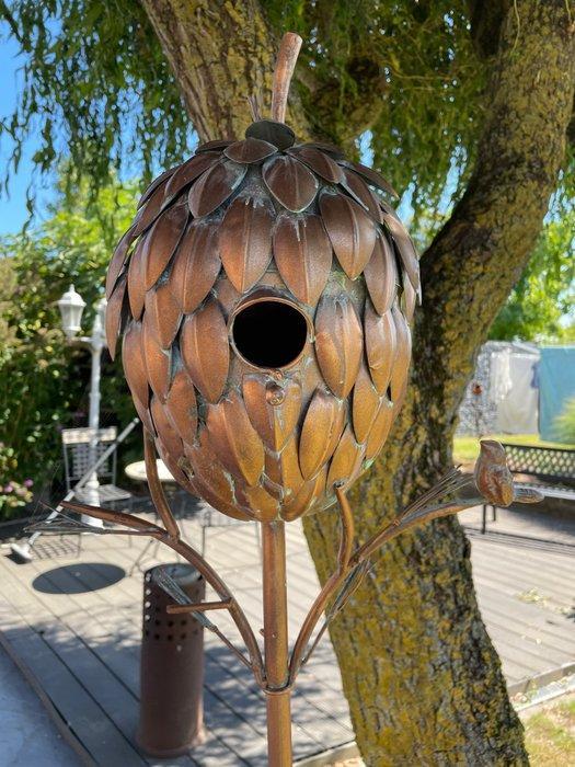 Bauhaus Vogelkooi - IJzer - vogelnestkast, Antiek en Kunst, Curiosa en Brocante