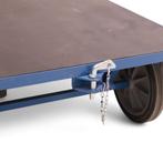 Gebruikte Industrie aanhanger handtrekwagen dissel met, Ophalen of Verzenden