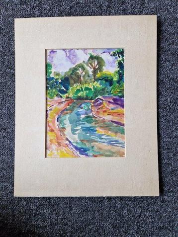 Freek van den Berg (1918-2000) - Zomers landschap