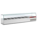 Gekoelde structuur GN 6x1/4, 1x1/9, met rechte ruit, Verzenden, Nieuw in verpakking, Koelen en Vriezen