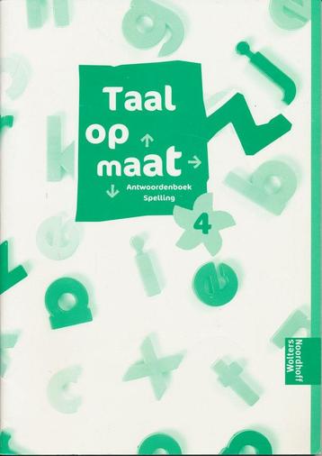 Taal op Maat versie 1 Antwoordenboek Spelling groep 4, Verzenden