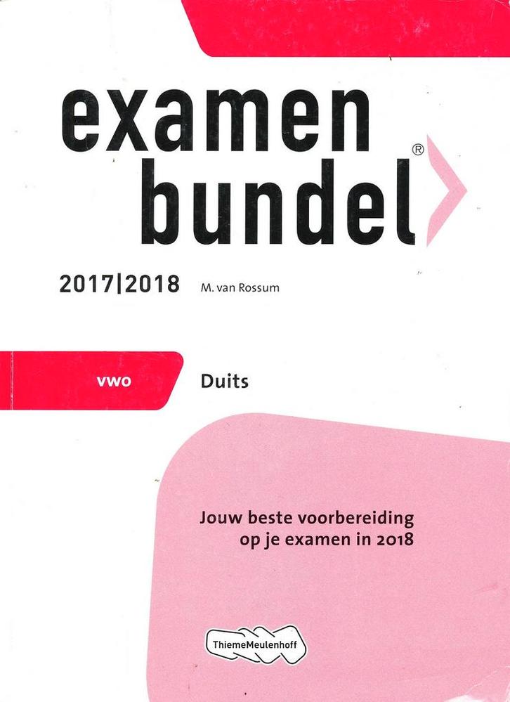 Examenbundel VWO Duits 2017/2018, Boeken, Schoolboeken, Verzenden
