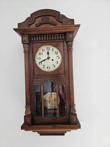 Wandklok - Antiek Hout - 1920-1930 - Antieke bakregulateur