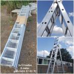 nieuwe ladders 3x11 en 3x12 treden, Bricolage & Construction, Échelles & Escaliers, Ophalen