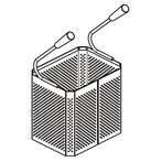 Base 700 manden pasta koker | 110x165x210(h)mm CombiSteel, Verzenden, Nieuw in verpakking