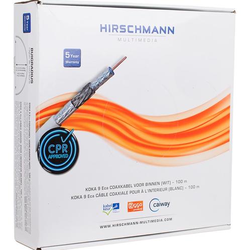 100 Stuks Hirschmann Multimedia KOKA Coax Kabel - 298799801, Bricolage & Construction, Électricité & Câbles, Envoi
