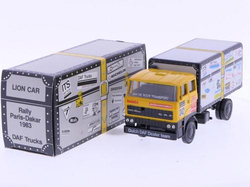 Schaal 1:50 Lion Car Nr.342 Dakar DAF 3300 de Koffer van..., Hobby en Vrije tijd, Modelauto's | 1:50, Zo goed als nieuw, Ophalen of Verzenden