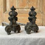 2 Firebucks For Fireplace - ca. 1890-1920 - Vuurbok (2) -, Antiquités & Art