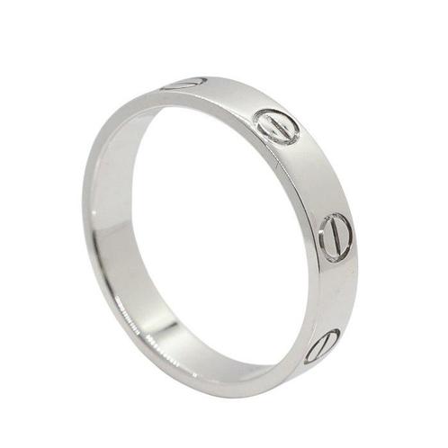 Cartier - Bague - LOVE small model - 18 carats Or blanc, Handtassen en Accessoires, Ringen