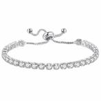 Fako Bijoux - Dames Armband Zirkonia Transparant - 4mm -, Verzenden, Nieuw