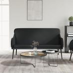 vidaXL Bankje 110x76x80 cm kunstleer zwart, Verzenden, Nieuw