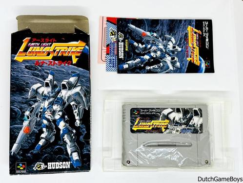 Super Famicom - Earth Light - Luna Strike, Games en Spelcomputers, Games | Nintendo Super NES, Gebruikt, Verzenden