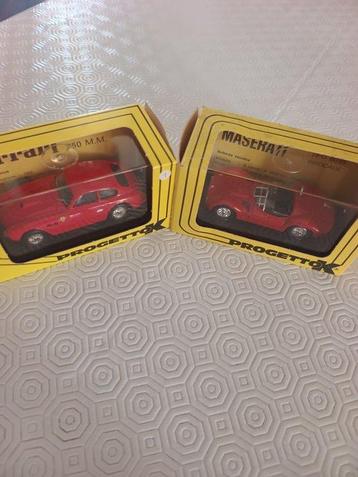 1:43 - Model sportwagen (2) - Ferrari 250 MM 1952 Road Car beschikbaar voor biedingen