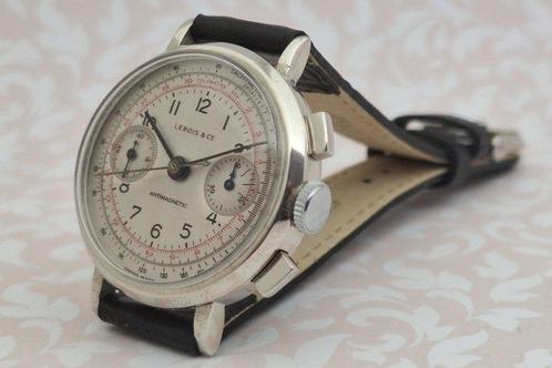 Chronographe Suisse - Lebois & Cº - Cal. Landeron 48 - Sans, Handtassen en Accessoires, Horloges | Heren