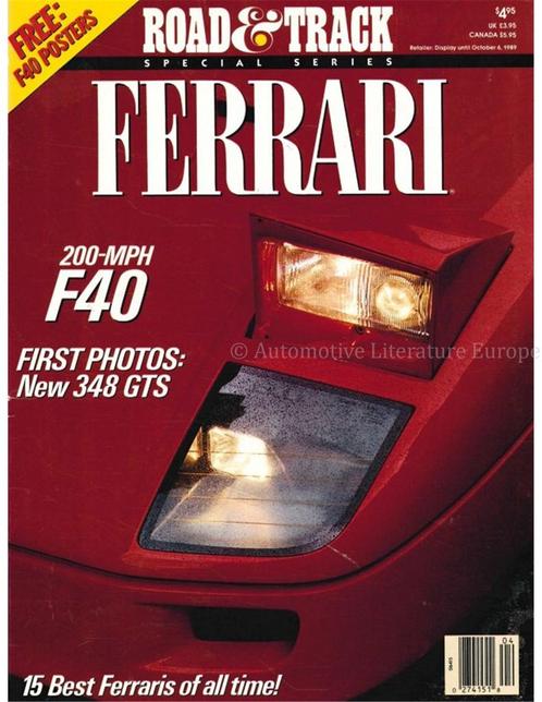 1990 ROAD AND TRACK MAGAZINE JANUARI ENGELS, Boeken, Auto's | Folders en Tijdschriften
