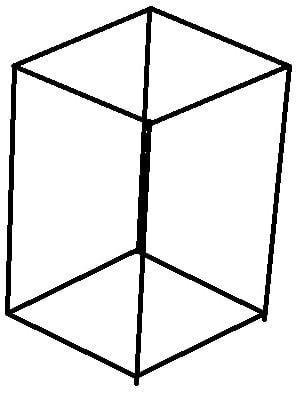 Metalen frame Zwaar Kubus 60x30 cm, Huis en Inrichting, Woonaccessoires | Kunstplanten en Kunstbloemen, Nieuw