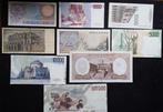 Italie. - 9 Banknotes - Various Dates (Sans prix de réserve)
