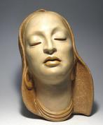 Lajos Geörcs - sculptuur, Art Deco Large Wall Mask(30cm) -