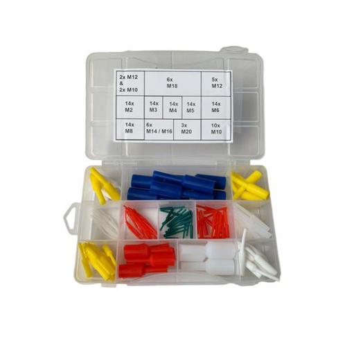 Assortiment siliconen pluggen 126-delig (RESTAURATIE), Auto diversen, Autogereedschap, Nieuw, Verzenden