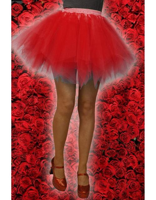 Tutu deluxe rood, Hobby en Vrije tijd, Feestartikelen, Ophalen of Verzenden