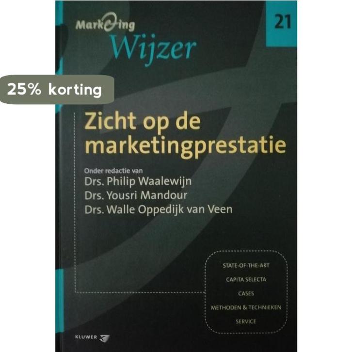 Zicht op de marketingprestatie / MarketingWijzer / 21, Boeken, Economie, Management en Marketing, Nieuw, Verzenden
