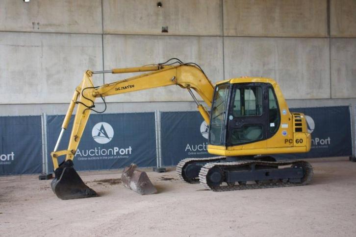 Veiling: Rupsgraafmachine Komatsu PC60-7 Diesel 40kW, Zakelijke goederen, Machines en Bouw | Kranen en Graafmachines, Ophalen