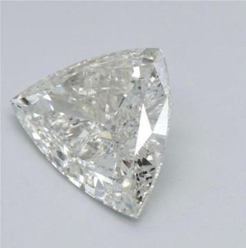 1 pcs Diamant (Naturelle) - 3.24 ct - Triangle - J - SI2 -