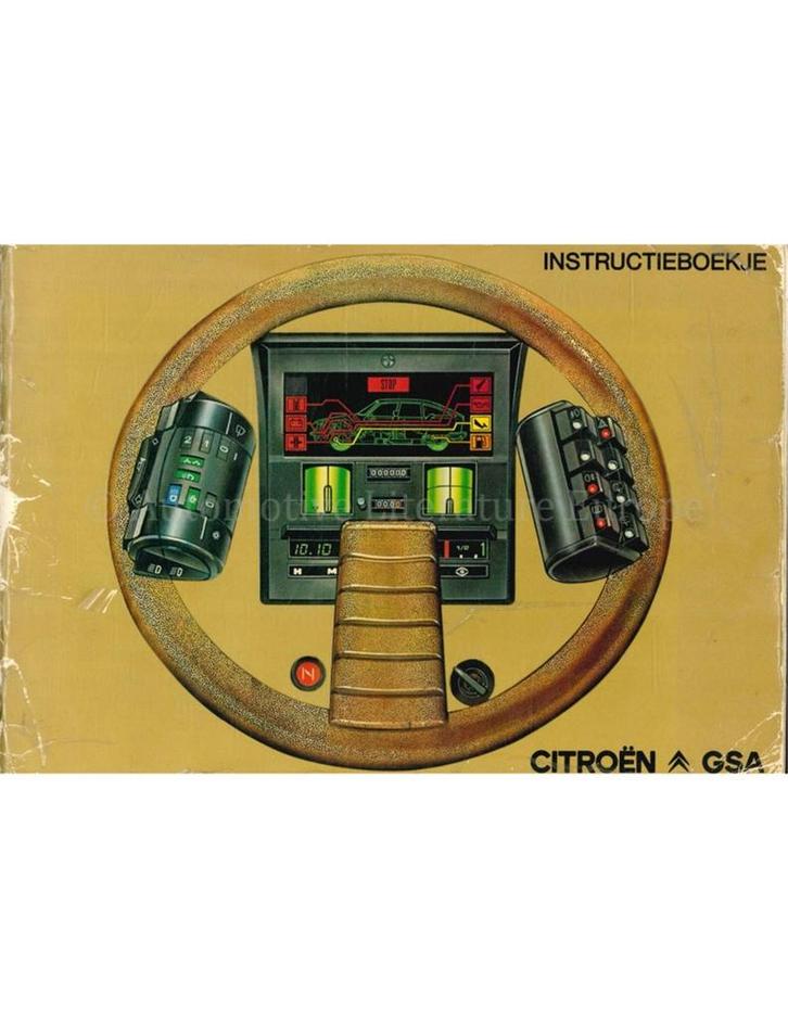 1979 CITROEN GSA INSTRUCTIEBOEKJE NEDERLANDS, Auto diversen, Handleidingen en Instructieboekjes