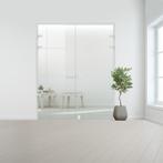 Glazen dubbele binnendeur XL voor opdek kozijn aluminium bes, Doe-het-zelf en Bouw, Nieuw, Verzenden