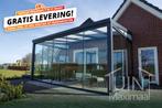 Tuinkamer kopen? Complete overkapping, serre van aluminium.
