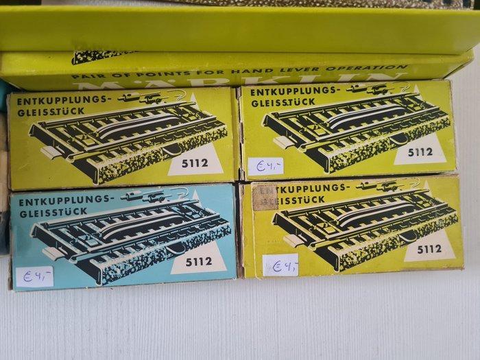 Märklin H0 - Modeltreinsporen (104) - M rails wissels en, Hobby en Vrije tijd, Modeltreinen | H0