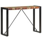 vidaXL Wandtafel 110x35x76 cm massief gerecycled hout, Huis en Inrichting, Verzenden, Nieuw