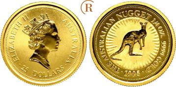25 Dollar goud 1/4 Unze Feingoud 1995 Australien: beschikbaar voor biedingen