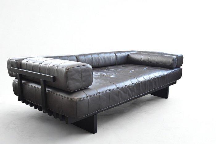 de Sede - De Sede Design Team - Sofa - DS 80 - Leder, Hout -, Antiek en Kunst, Kunst | Designobjecten