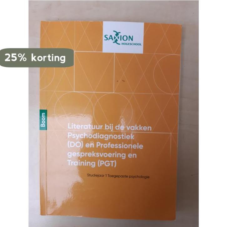 Literatuur bij de vakken Psychodiagnostiek (DO) en, Boeken, Literatuur, Zo goed als nieuw, Verzenden