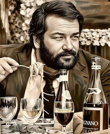 Original by Raffaele de Leo - Bud Spencer - Lot of 3