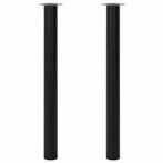 vidaXL Tafelpoten telescopisch 710-1100 mm zwart 2 st, Verzenden, Nieuw