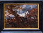 Scuola fiamminga (XVII) - Paesaggio con armenti