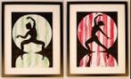Liesens 1954 - Dancing by night  ( lot van 2 schilderijen)