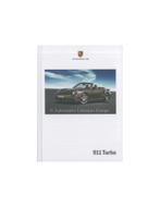 2008 PORSCHE 911 TURBO HARDCOVER BROCHURE DUITS, Boeken, Ophalen of Verzenden, Nieuw