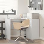 vidaXL Hoekbureau Wit 102x88x75 cm Geengineerd Hout, Huis en Inrichting, Bureaus, Verzenden, Nieuw