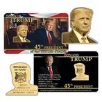 Tchad. 3000 Francs Donald Trump, 45. und 47 Präsident der