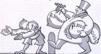 Spotprent over de Leipziger Messe in 1933 (lijst optie), Antiek en Kunst, Verzenden