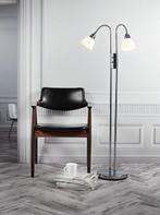 Nordlux - Lampadaire - Ray 2 spots - Chrome et blanc - Métal