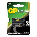 GP 2CR5 6V Lithium Batterij 1x Blister (Andere formaten), Nieuw, Verzenden