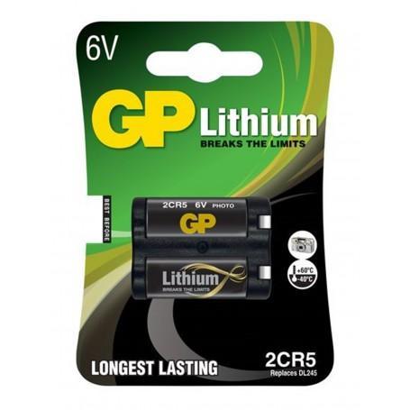 GP 2CR5 6V Lithium Batterij 1x Blister (Andere formaten), Audio, Tv en Foto, Accu's en Batterijen, Nieuw, Verzenden